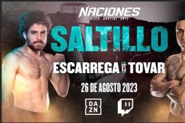 Edgar “The Nasty Boy” se enfrentará a Heriberto “Rudo” Tovar, en el combate estelar de la noche de MMA en Saltillo.