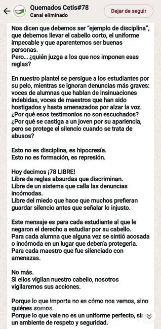 $!¿Qué pasó en CETIS 78? Protesta estudiantil se sale de control; director acusado de acoso sexual es golpeado
