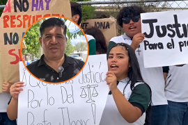 Alumnos inconformes del Telebachillerato de Nava, cuestionan la separación del profesor Jhonatan Palacios del plantel. Las familias solicitaron revisar el despido y atender sus reclamos sobre el personal docente.