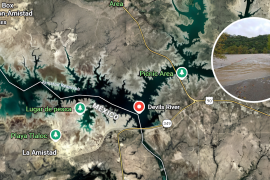 La crecida del río Devils alcanzó niveles severos en Texas y sus escurrimientos avanzan hacia la presa internacional La Amistad.