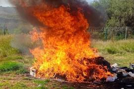 El acto también exhibió el volumen de objetos ilícitos que se mueven en el territorio.