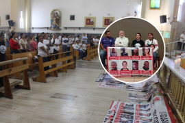 La celebración religiosa marcó el cierre de 10 días de trabajo en Coahuila, aunque las familias señalaron que la búsqueda continuará con la revisión y seguimiento de las pistas obtenidas durante esta edición.