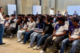 Tadeo Vargas recorre la Unidad Norte de la UAdeC en busca de la coordinación