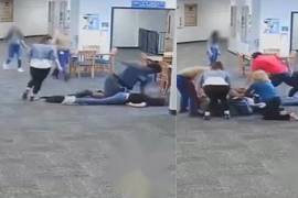 El joven de 17 años lanzó a más de 2 metros a la maestra adjunta, para luego golpearla en el suelo.