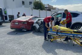 La mujer responsable fue trasladada a un hospital privado para su atención médica.