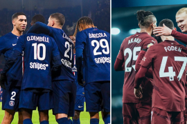 PSG y Manchester City se enfrentarán en un duelo clave por la clasificación a los dieciseisavos de la UEFA Champions League.