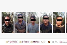 Seis personas fueron detenidas y un campamento criminal fue desmantelado durante un operativo encabezado por la Secretaría de la Defensa Nacional (Defensa).