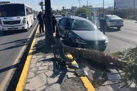 El accidente afectó el flujo del tráfico.