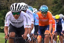 El coahuilense Carlos García afrontó 273.7 kilómetros en la carrera de ruta del Campeonato Mundial.
