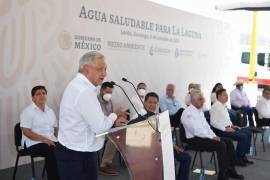 El presidente Andrés Manuel López Obrador manejó un presupuesto casi cinco mil millones de pesos menor a lo que se ha gastado, para entregar una obra hidráulica en La Laguna.