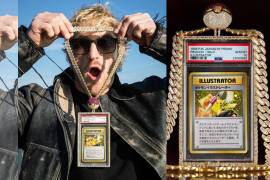 Histórica. La carta “Illustrator”, certificada con grado 10 por PSA, se convirtió en la más cara jamás vendida en una subasta.