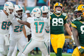 El Día de Acción de Gracias culminará con un enfrentamiento electrizante en Lambeau Field, donde los Dolphins de Miami buscarán extender su racha ganadora contra unos Packers de Green Bay.