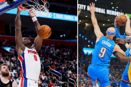 Los NBA iniciaron sus semifinales de conferencia con victorias para los Detroit Pistons y el Oklahoma City Thunder.