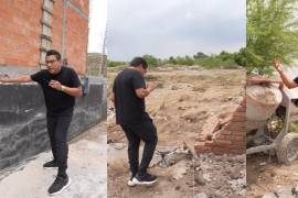 El creador de contenido compartió que parte de su material y equipo fue arrastrado por la corriente de agua, además de mostrar las secuelas en la construcción.