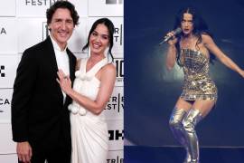 Romance. La presentación del documental sobre la gira de Perry también sirvió como escaparate para una de las parejas más comentadas del espectáculo internacional.