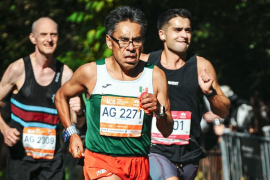 El saltillense Sergio Colin Castillo completó el Maratón de Nueva York 2025 con un tiempo de 2:51:27.