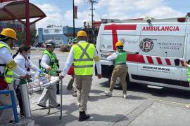 Se evacuaron 71 trabajadores y derechohabientes de distintas áreas, incluyendo consulta externa, hospitalización y terapia intensiva.