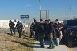 El operativo arancó este viernes en las inmediaciones del Aeropuerto Internacional de Monterrey y se extiende hasta el muicipio de Pesquería