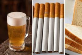 Cervezas, cigarros y pan incrementarán de costo en 2023.