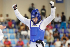 La taekwondoín mexicana busca regresar a una justa olímpica después de competir en París 2024.