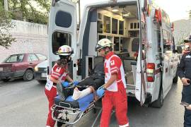 El oficial fue llevado al hospital Muguerza.