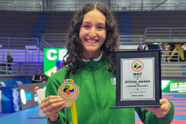 La karateka ha fortalecido su preparación con competencias internacionales y concentraciones en Egipto y España.