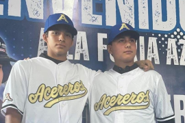 Emir Romero Franco y Edgar Damián Gómez Castañeda fueron firmados por la organización de los Acereros de Monclova.