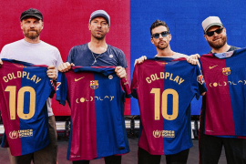 Además, el equipo femenino también lucirá las camisetas de Coldplay en su próximo partido de la Liga F contra el Eibar.