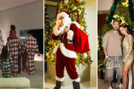 Las principales figuras del deporte internacional aprovecharon la Navidad y la Nochebuena para compartir momentos familiares.