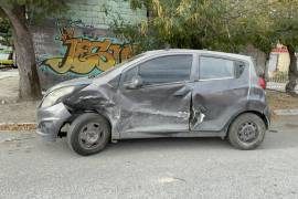 El auto afectado fue un Chevrolet Spark que tenía la preferencia de paso.