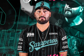 Edwyn Valle llega a Saraperos de Saltillo para reforzar el bullpen durante el resto de la temporada 2026.