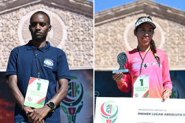 Los ganadores recibieron sus premios durante la ceremonia de premiación celebrada al concluir la carrera.