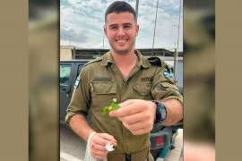 El soldado argentino-israelí Ron Sherman, uno de los cuerpos recuperados por Israel.