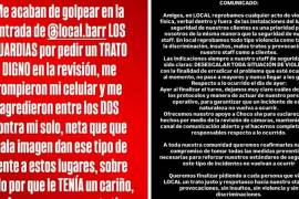 El afectado aseguró que la agresión comenzó durante una revisión en la entrada del bar y continuó en el exterior del negocio frente a varios asistentes.