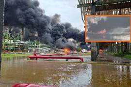 A temprana hora de este 26 de noviembre, se registró un incendio en la refinería ‘Antonio Dovalí Jaime’ de Petróleos Mexicanos (Pemex), ubicada en Salina Cruz, Oaxaca.