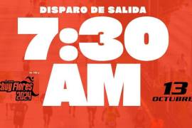 La carrera arrancará este domingo 13 de octubre de 2024 a las 7:30 de la mañana.