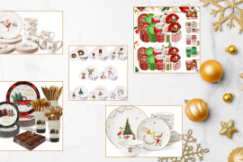 5 vajillas ideales para una cena navideña con estilo