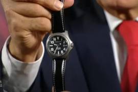 En su conferencia mañanera de este jueves 5 de septiembre en Palacio Nacional, López Obrador señaló que IWC se promueve con su imagen asegurando que usa el reloj de esa marca, algo que recalcó que no es cierto.