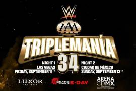 TripleManía 34 tendrá una edición histórica en 2026, con una noche en Las Vegas y otra en la Arena CDMX.