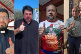 Sacerdotes de distintas parroquias de la Diócesis de Saltillo acudieron este domingo a emitir su voto, en el marco de la elección de diputados locales en Coahuila.