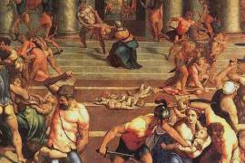 Herodes ordenó la ejecución de todos los niños varones menores de dos años en Belén, según se describe en el relato bíblico de Mateo 2:16.