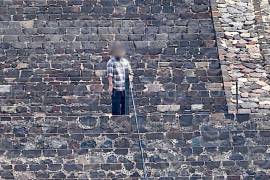 Autoridades hallaron cartuchos, manuscritos y referencias a Columbine entre pertenencias del agresor que atacó en la Pirámide de la Luna en Teotihuacán