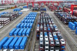 El desplome de los embarques chinos al mercado estadounidense tiene como origen la guerra comercial aplicada por el presidente Donald Trump. FOTO: