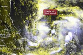 El SMN de la Conagua informó que se formó el Potencial Ciclón Tropical Uno de la temporada al sur del Golfo de México, en las costas de Campeche y Tabasco.