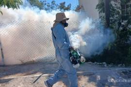 Fumigación en diversas colonias de la ciudad, como parte de las acciones estratégicas del Ayuntamiento para combatir el dengue en Monclova.