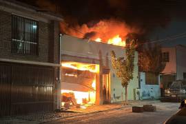 Las llamas consumieron gran parte del inmueble, afectando los cuartos fríos y el área principal del negocio.