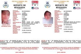 Cualquier información sobre el paradero de las menores puede reportarse al 911.