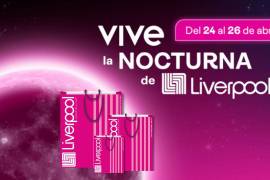 Liverpool realizará su Venta Nocturna del 24 al 26 de abril con descuentos de hasta 55% en pantallas, muebles, ropa y más por Día de las Madres.