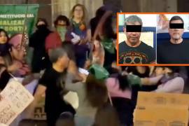 Sujetos son detenidos tras agredir a mujeres durante la protesta del 8M