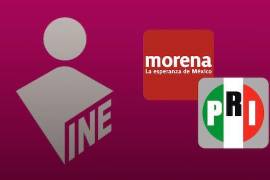 INE frena el término de “narcopartido” usado por el PRI contra Morena.
